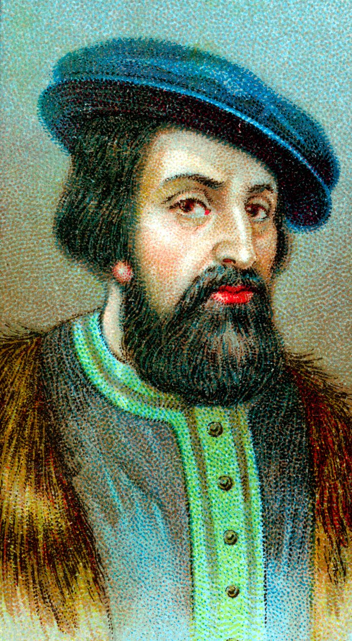 Hernan Cortes 1485-1547, spansk conquistador som erobret Mexico av Unbekannt