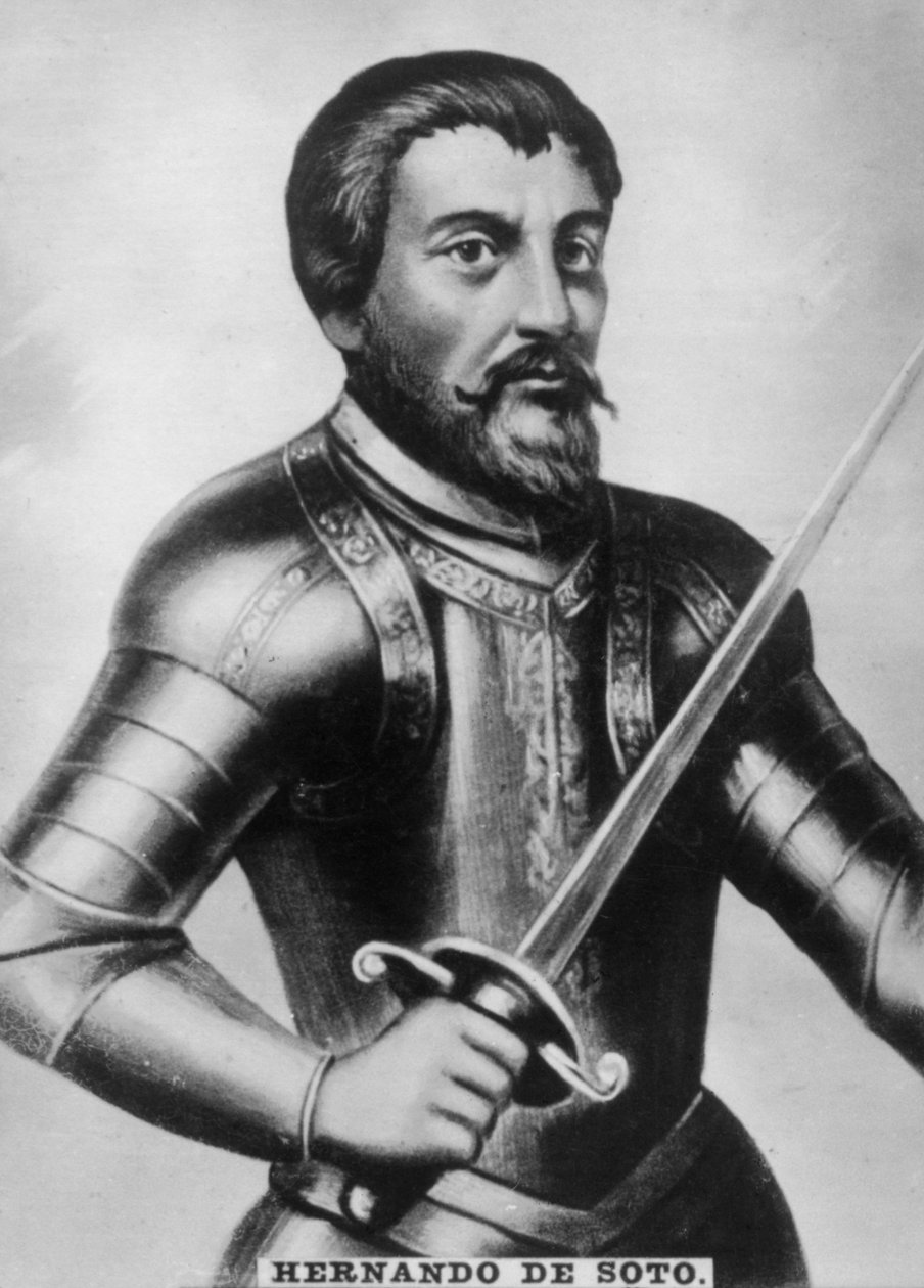 Fernando de Soto, 1496-1542, 1920-tallet av Unbekannt