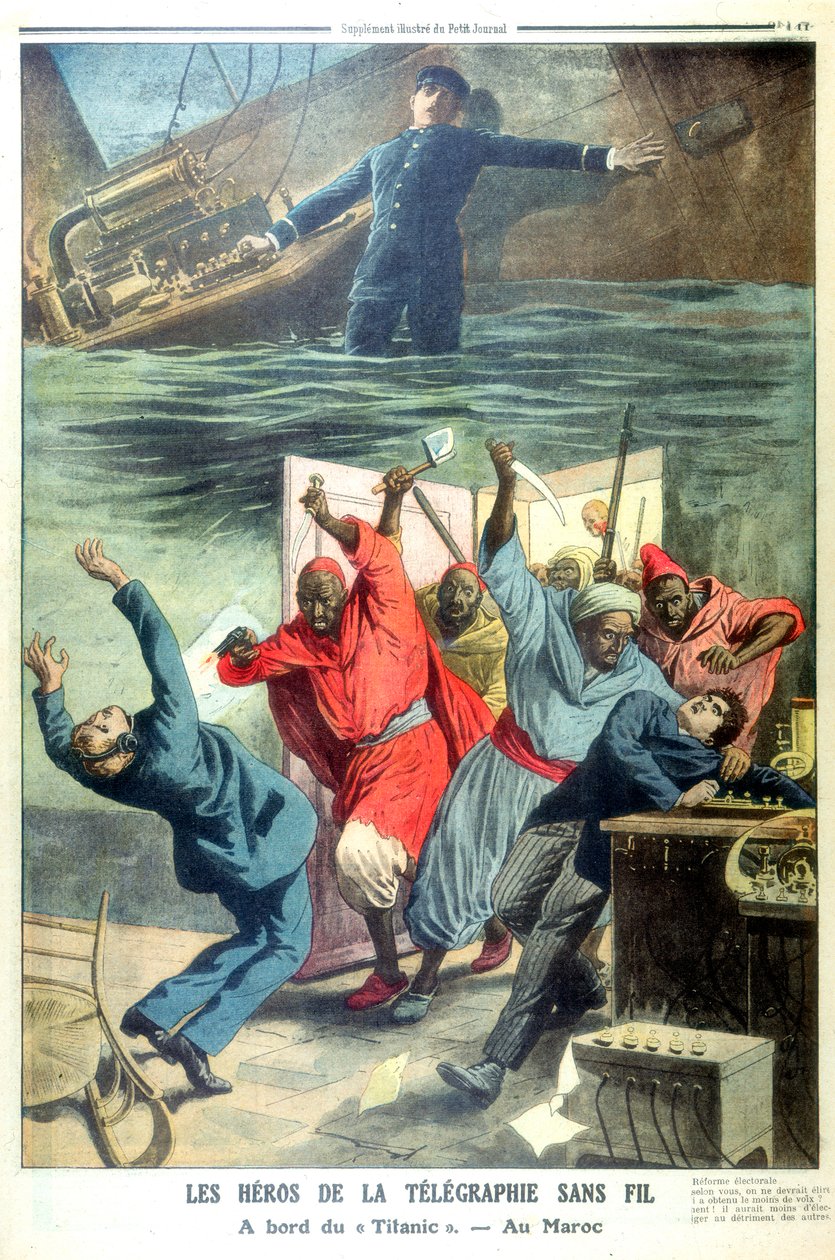 Heroiske trådløse operatører, 1912 av Unbekannt