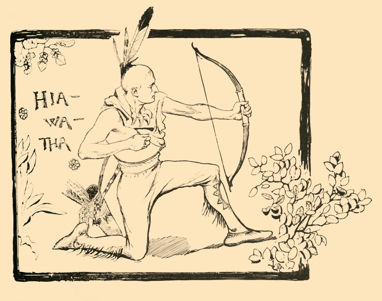 Hiawatha, 1882. av Unbekannt