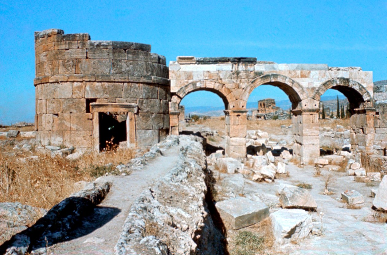 Hierapolis, Pamukkale, Tyrkia, 190 f.Kr av Unbekannt
