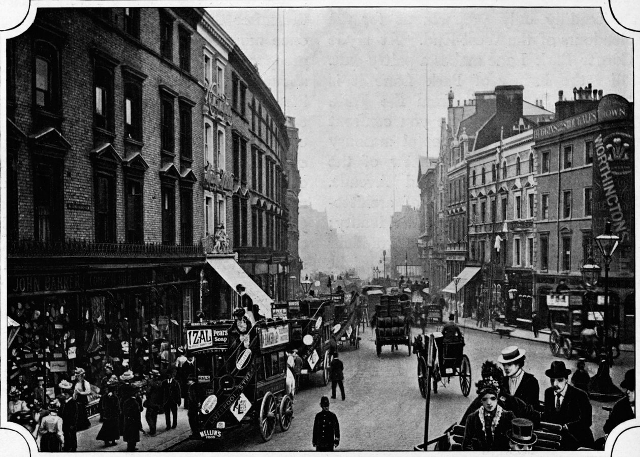 High Street, Kensington, London, c1900 1901 av Unbekannt