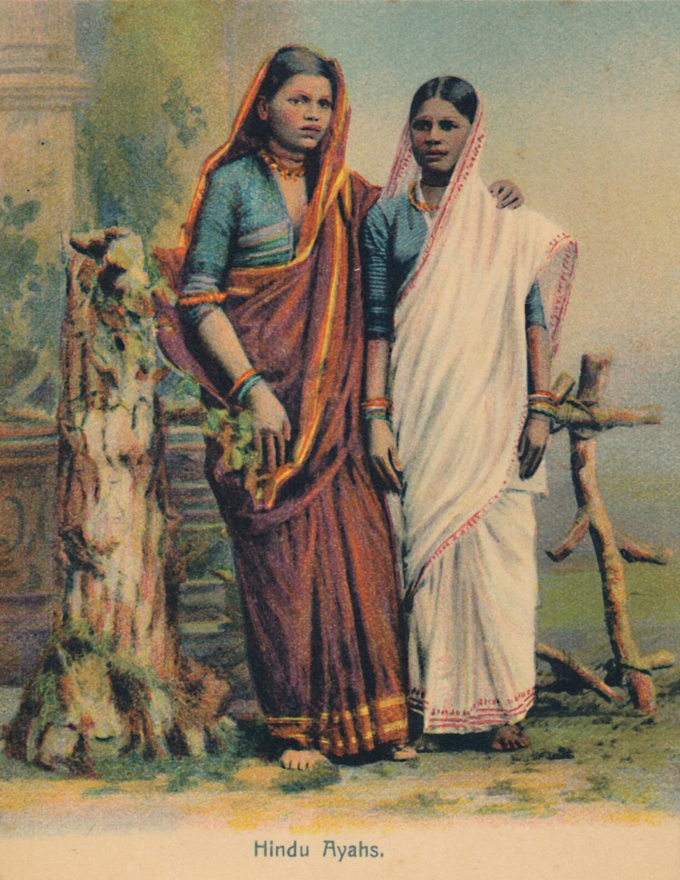 Hindu Ayahs, c1910. av Unbekannt