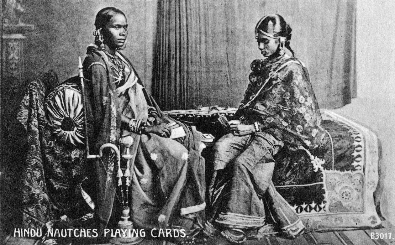 Hindunautches-spillkort, India, tidlig på 1900-tallet av Unbekannt