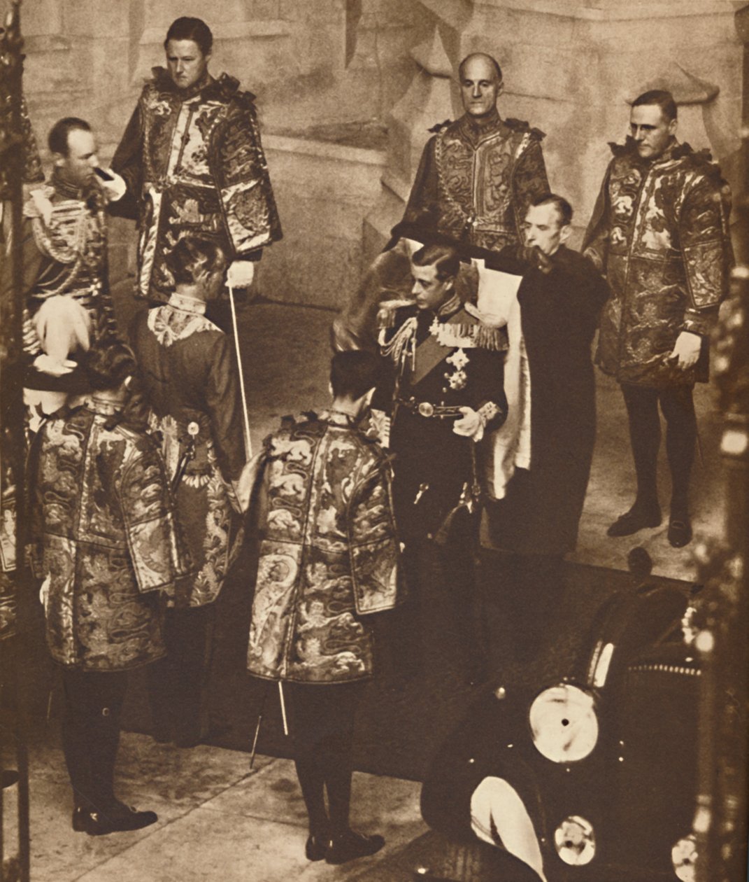 Hans første parlament åpnet, 1937 av Unbekannt