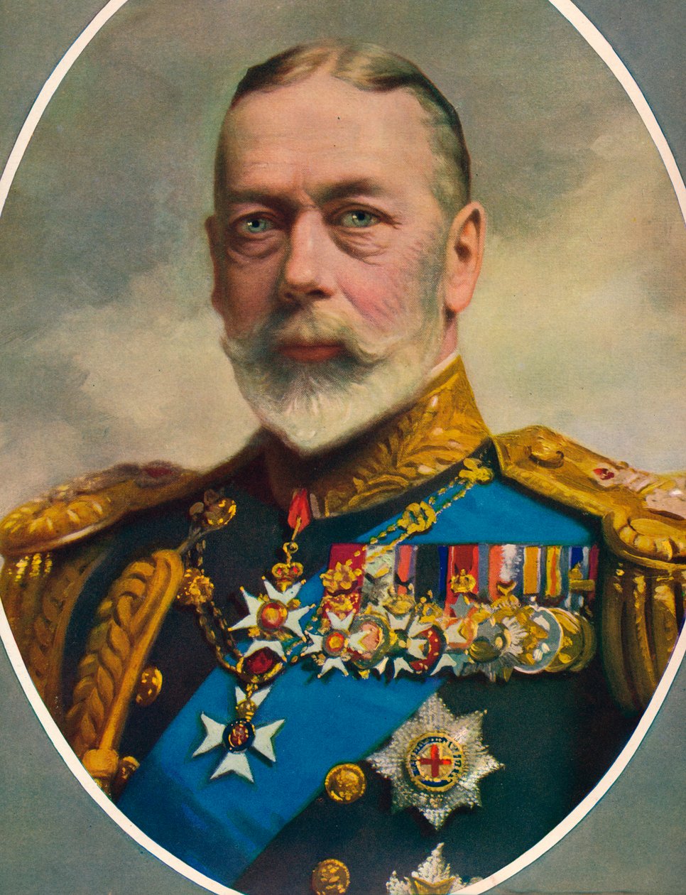 Hans avdøde majestet kong George V, 1936 av Unbekannt