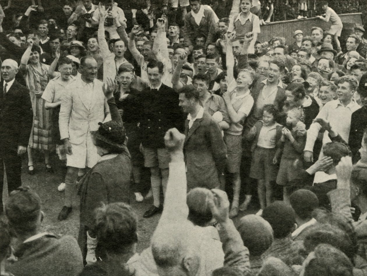 Hans Majestet ved His Boys Camp i Southwold, 1937. av Unbekannt
