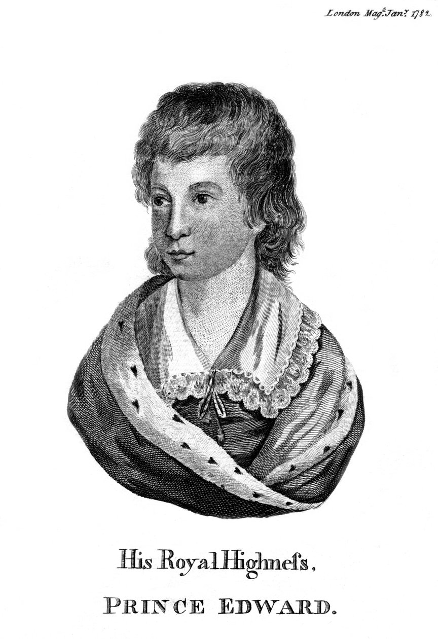 Hans kongelige høyhet, prins Edward, 1782 av Unbekannt