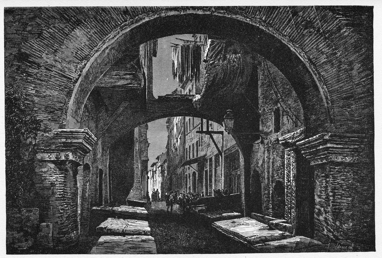 Historien om det gamle Roma. Roma-graveringer fra 1872 av Unbekannt