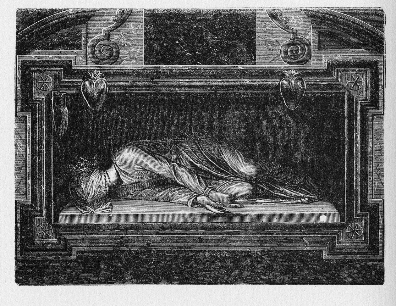 Historien om det gamle Roma. Saint Cecilia er beskytter av musikere. av Unbekannt