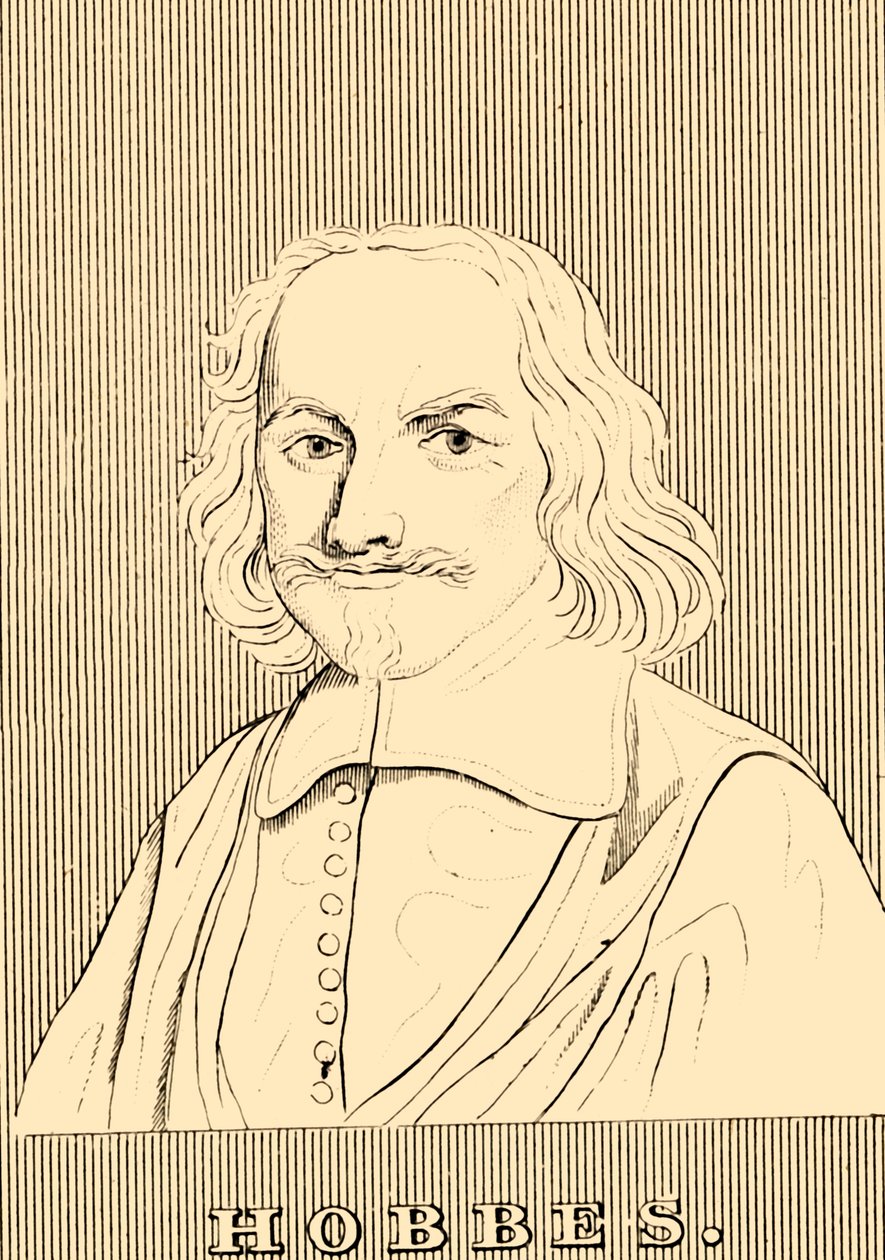 Hobbes, 1588-1679, 1830. av Unbekannt