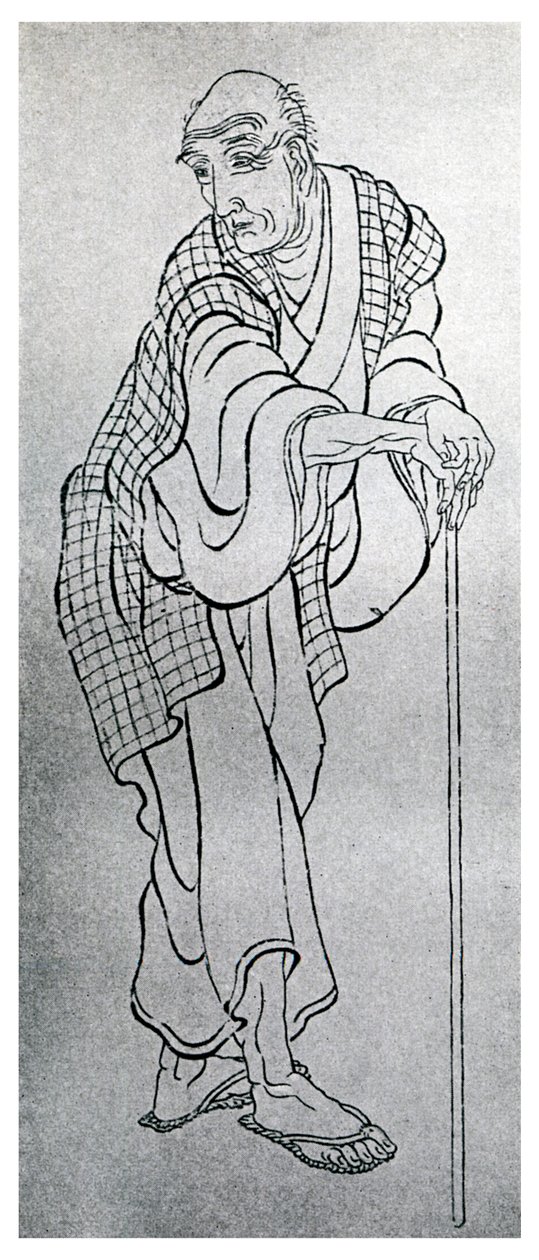 Hokusai, japansk kunstner, 1839 1956 av Unbekannt