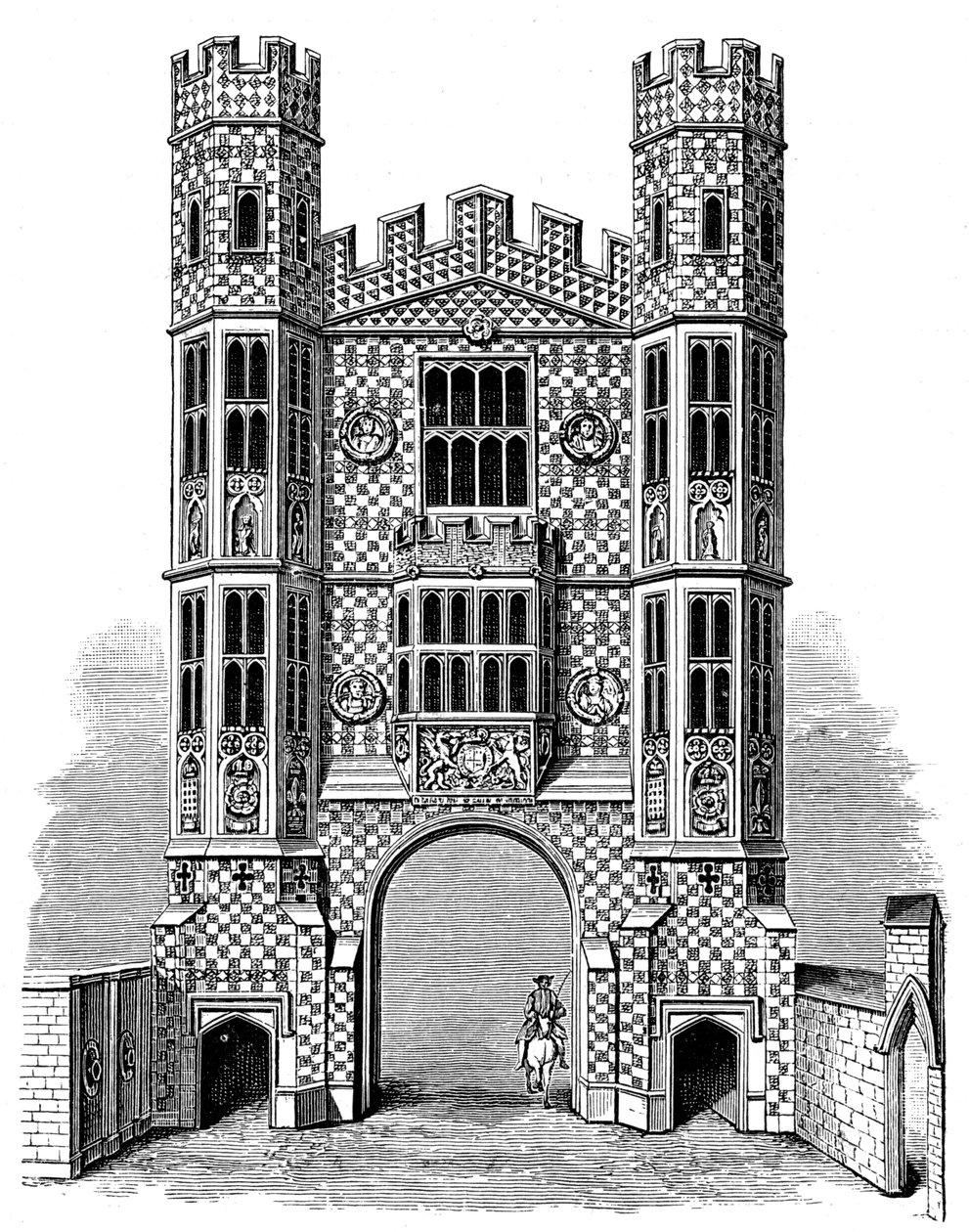 Holbein Gate, Whitehall, London, 1893 av Unbekannt