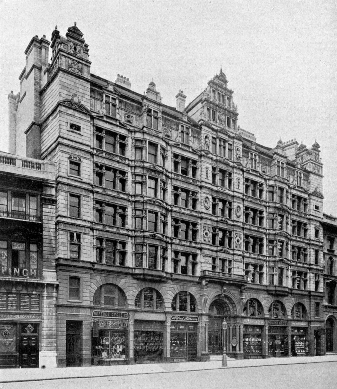 Holborn foran Birkbeck Bank, London, 1904 av Unbekannt