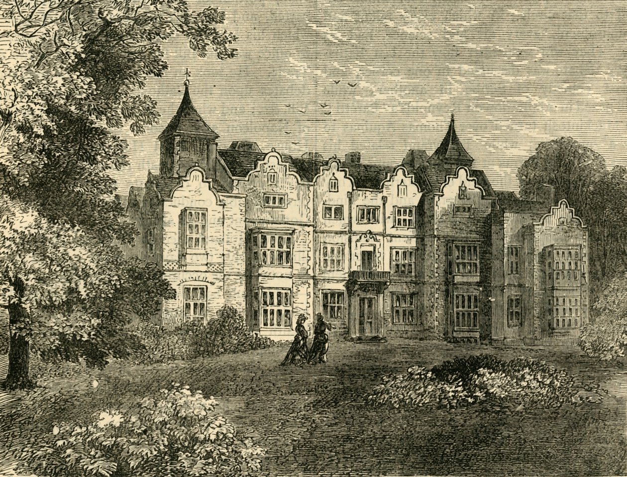 Holland House, fra nord, c1876. av Unbekannt