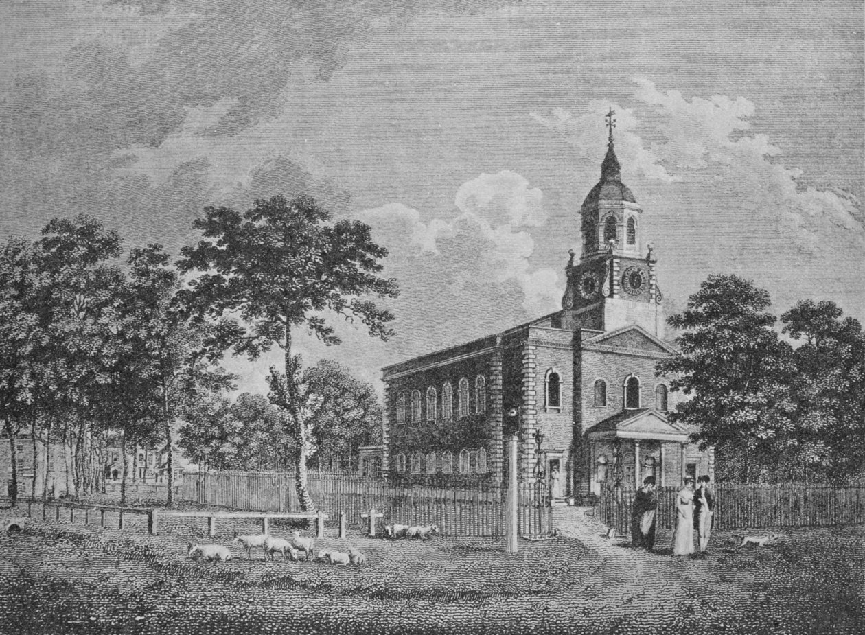 Holy Trinity Church, Clapham, c1812, 1912 av Unbekannt