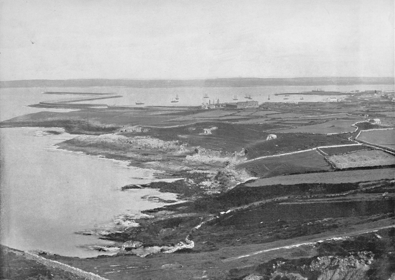 Holyhead - The Breakwater, 1895 av Unbekannt