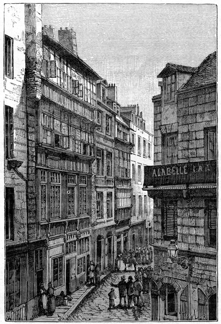 Hjemmet til René Duguay-Trouin, Saint-Malo, 1898 av Unbekannt