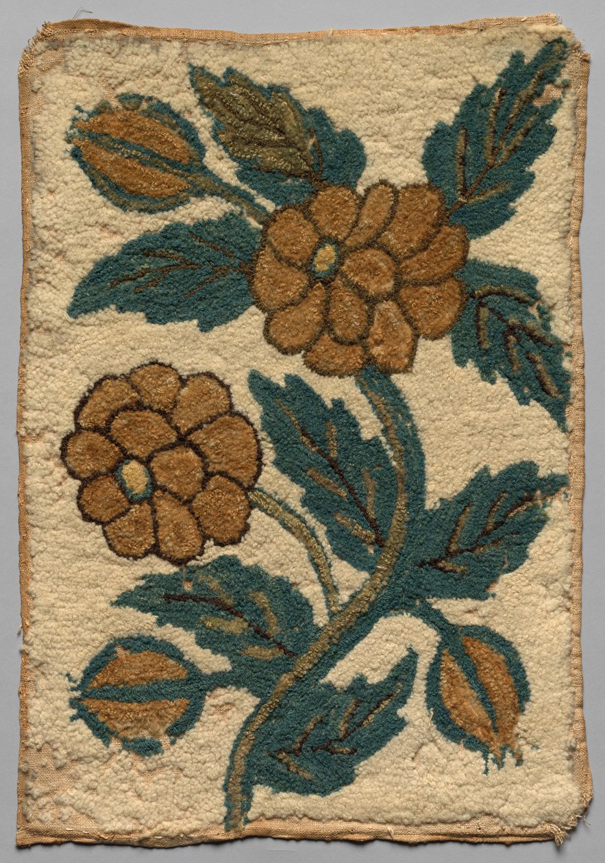Hooked Panel, 1700-tallet. av Unbekannt