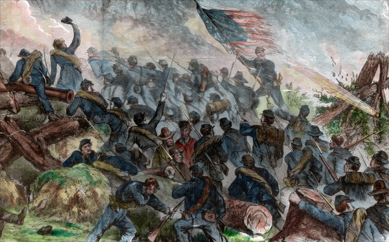 Hookers Battle, amerikansk borgerkrig, 26. november 1863 av Unbekannt