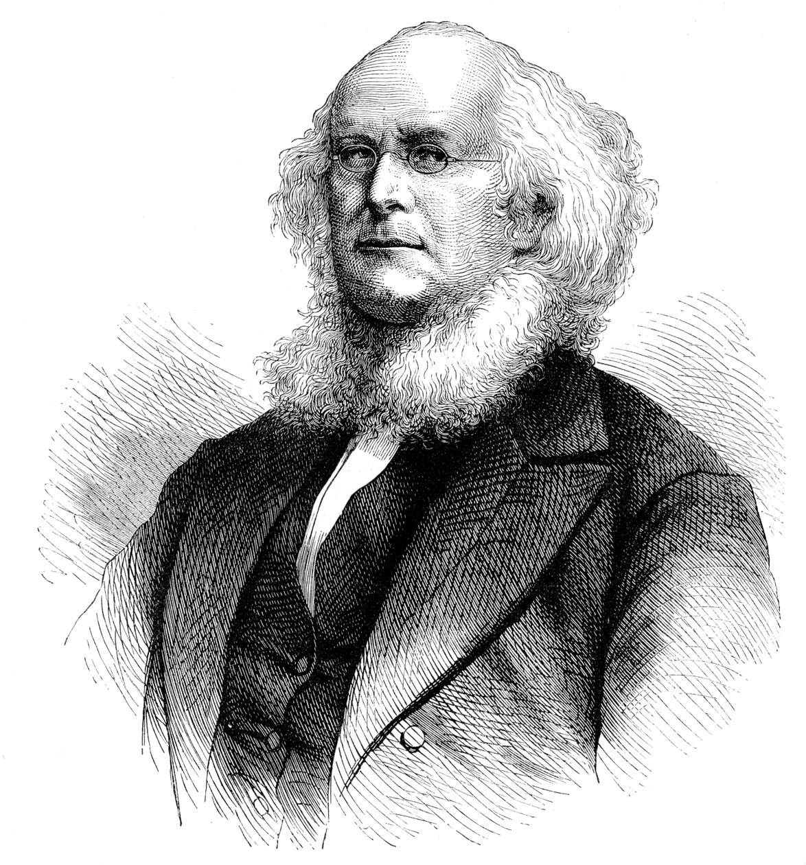 Horace Greeley , amerikansk avisredaktør, politiker og reformator, c1880 av Unbekannt