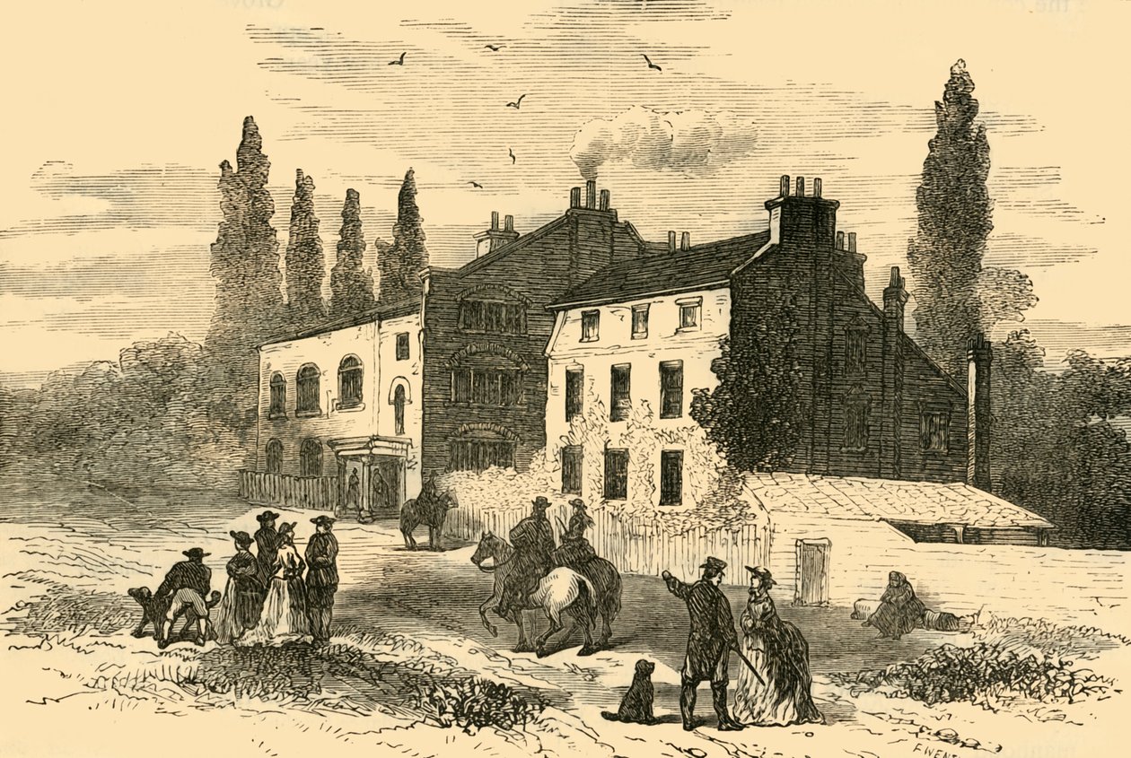 Hornsey Wood House, 1800, c1876. av Unbekannt