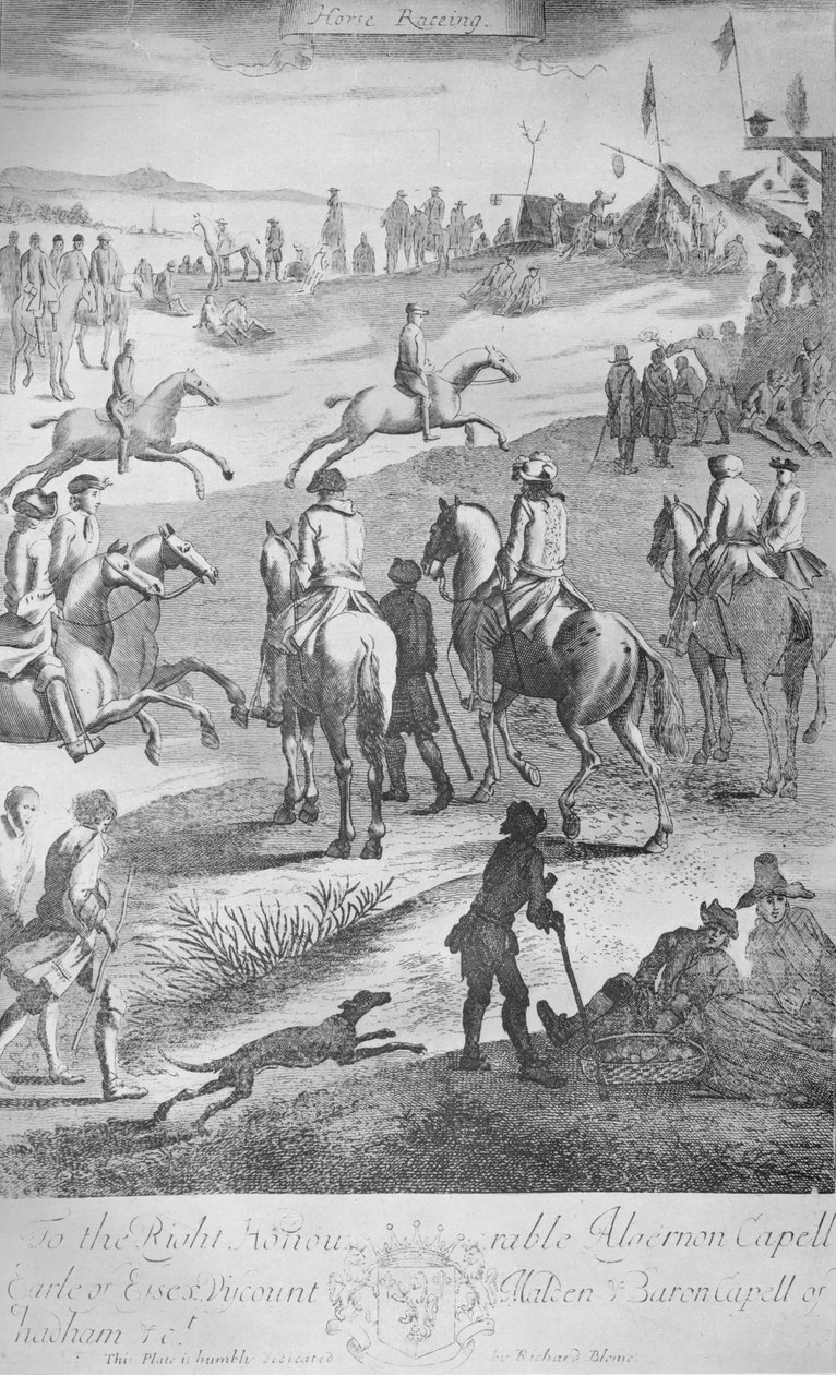 Hesteveddeløp, c1650-1700, 1911 av Unbekannt
