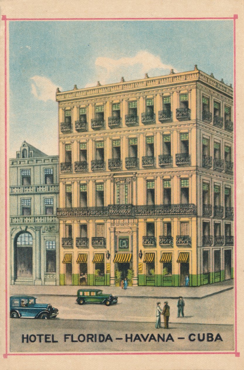 Hotel Florida - Havana - Cuba, c1910 av Unbekannt