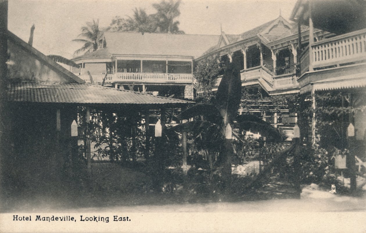 Hotel Mandeville, Looking East, Jamaica, c1913. av Unbekannt