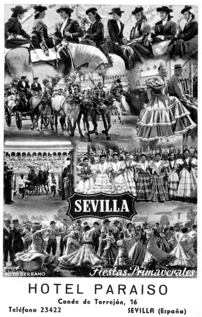 Hotel Paraiso, Sevilla, Spania, 1900-tallet av Unbekannt
