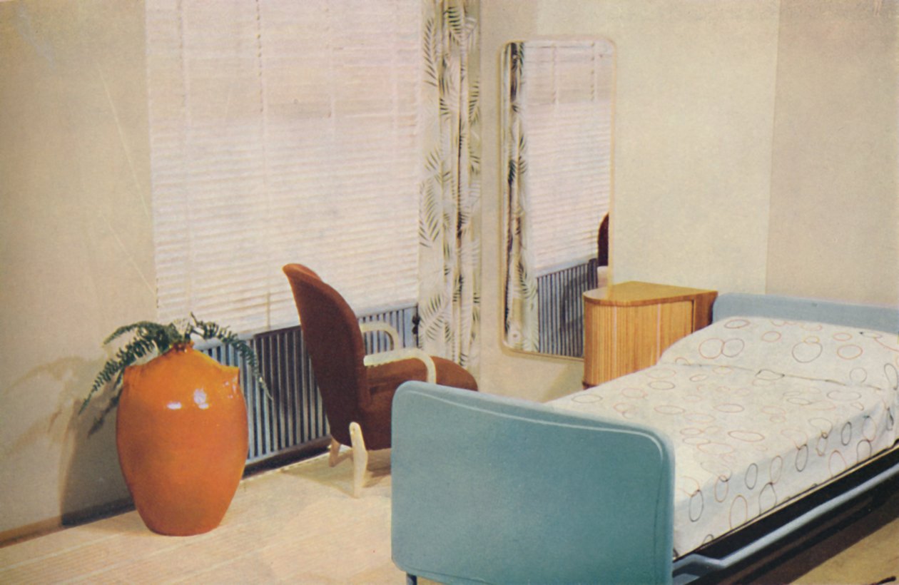 Hotellsoverom, 1940 av Unbekannt