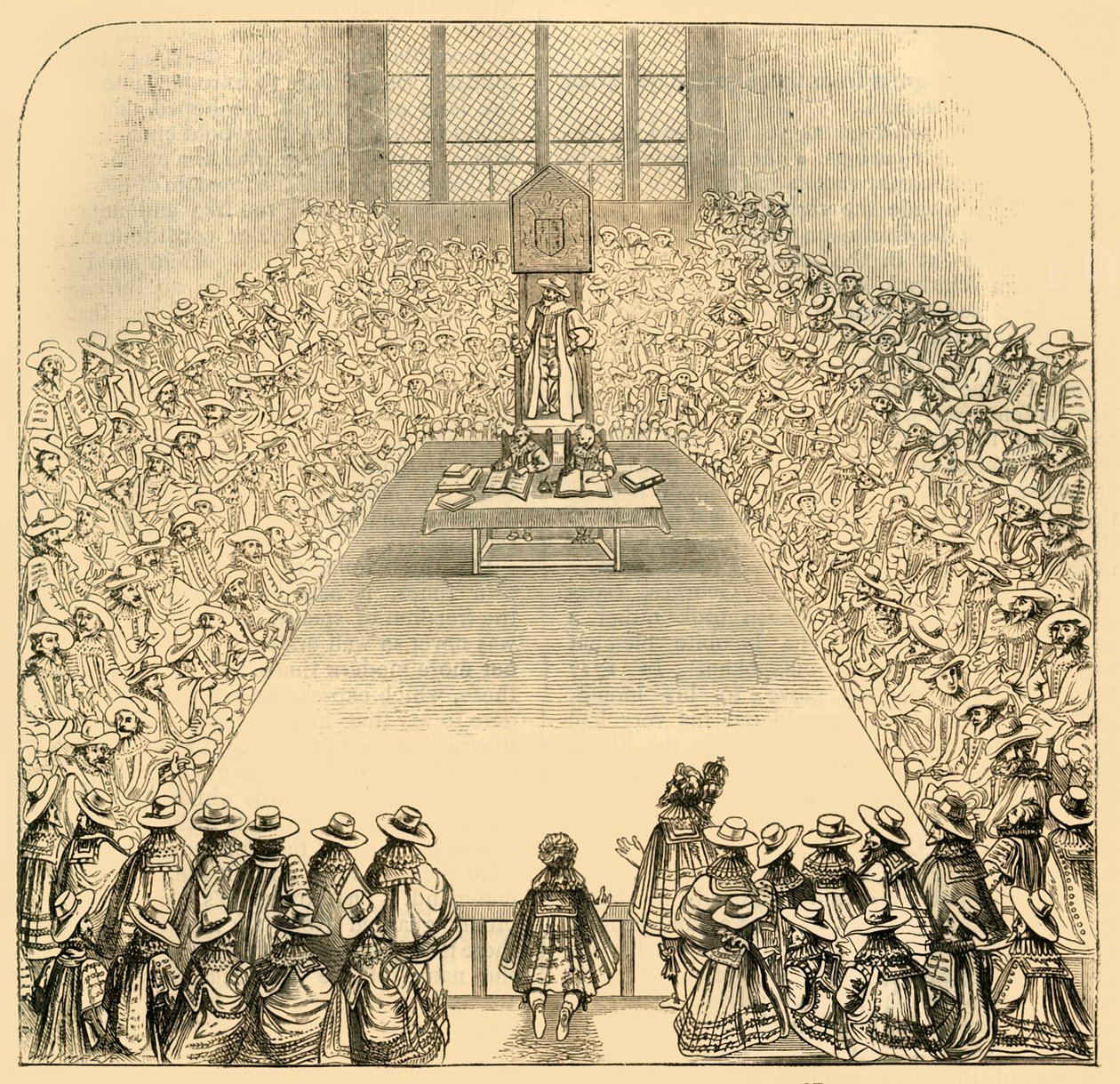Underhuset i 1623, 1881. av Unbekannt