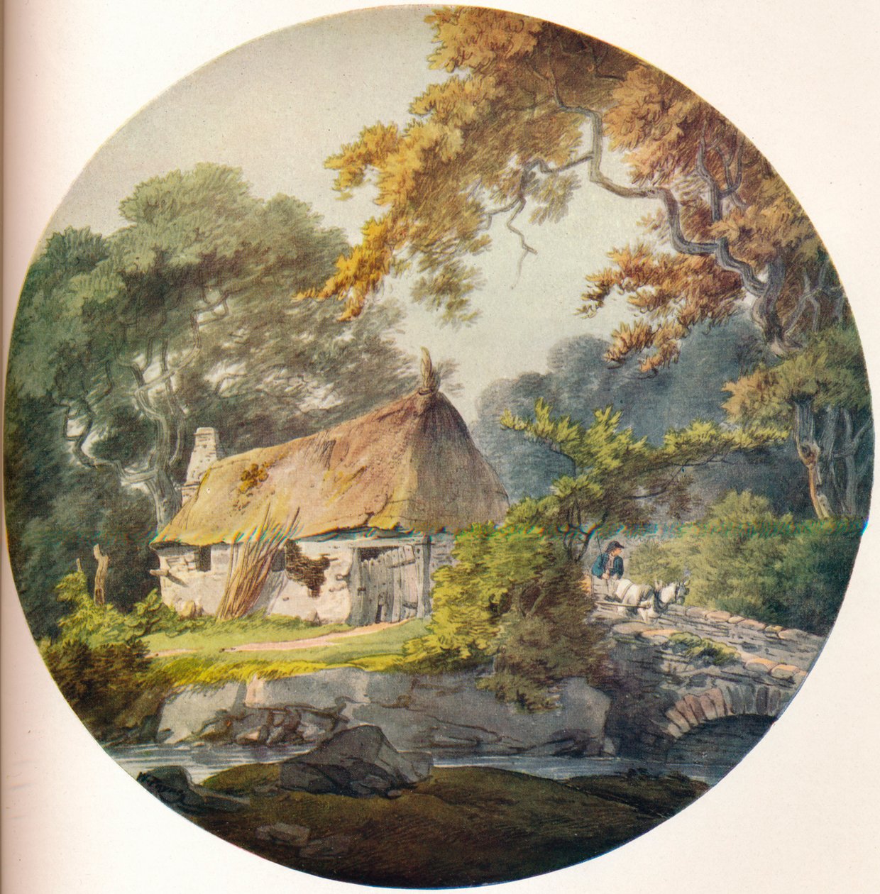 Hovel nær Yealmpton, Devon, 1921 av Unbekannt