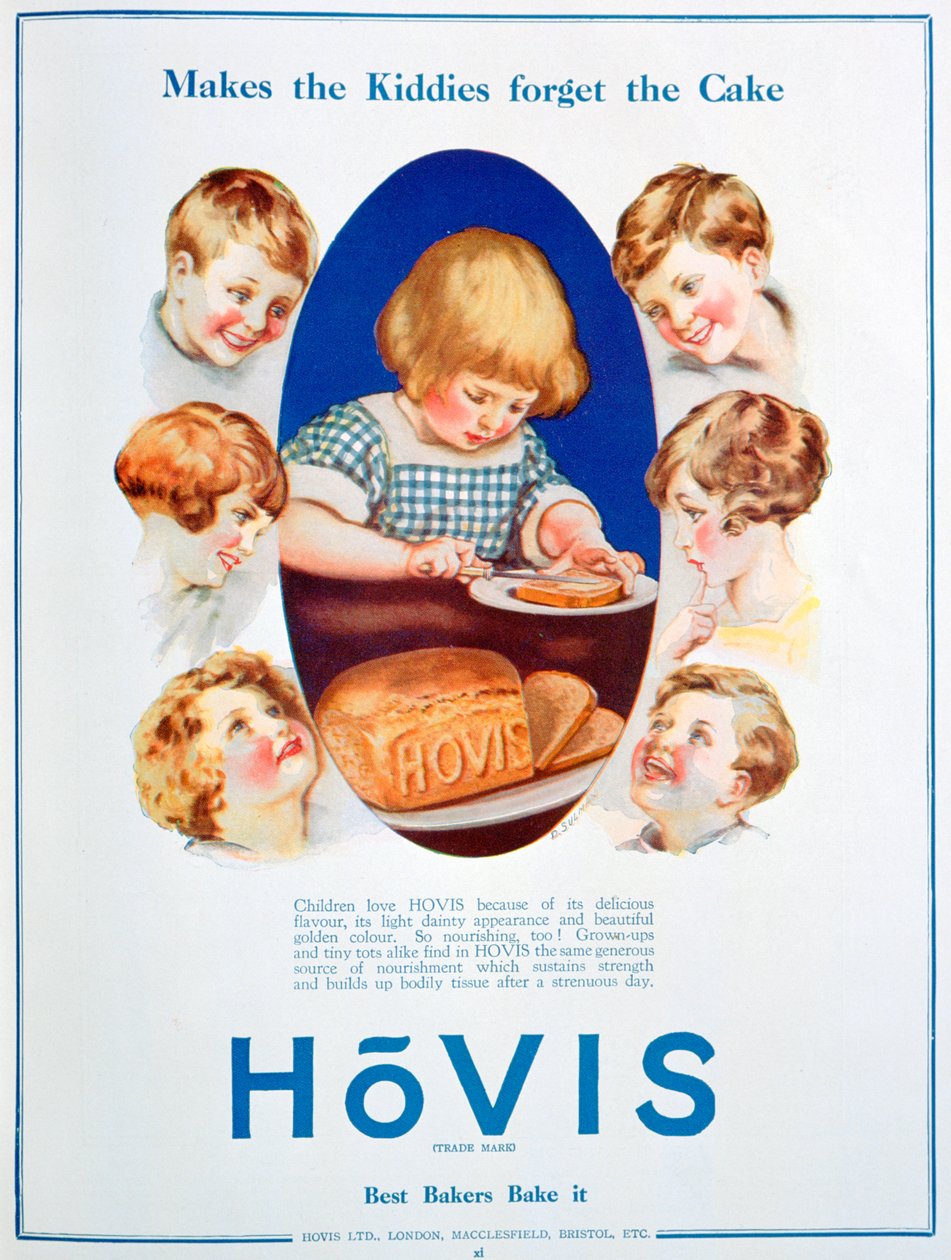 Hovis brødannonse, 1928 av Unbekannt