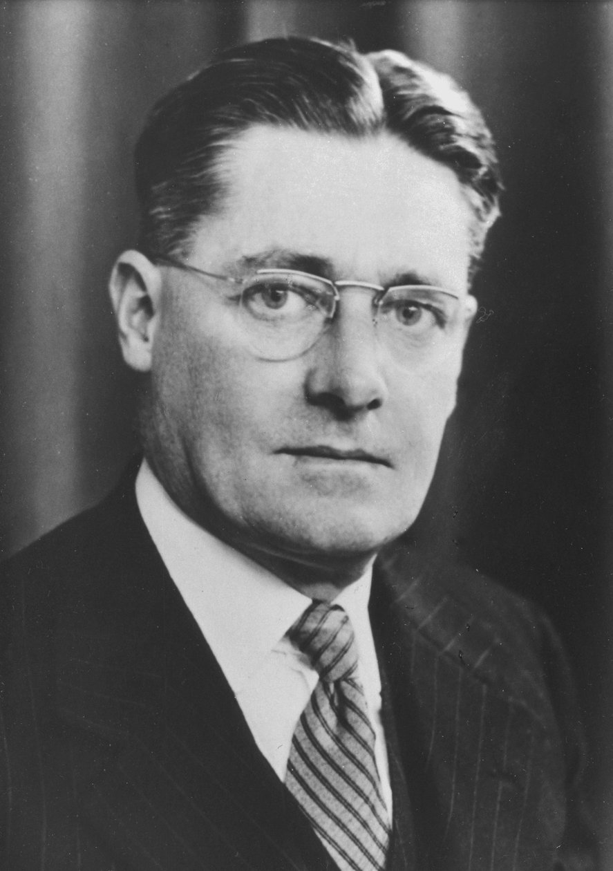 Howard Walter Florey, australsk patolog, c1945 av Unbekannt