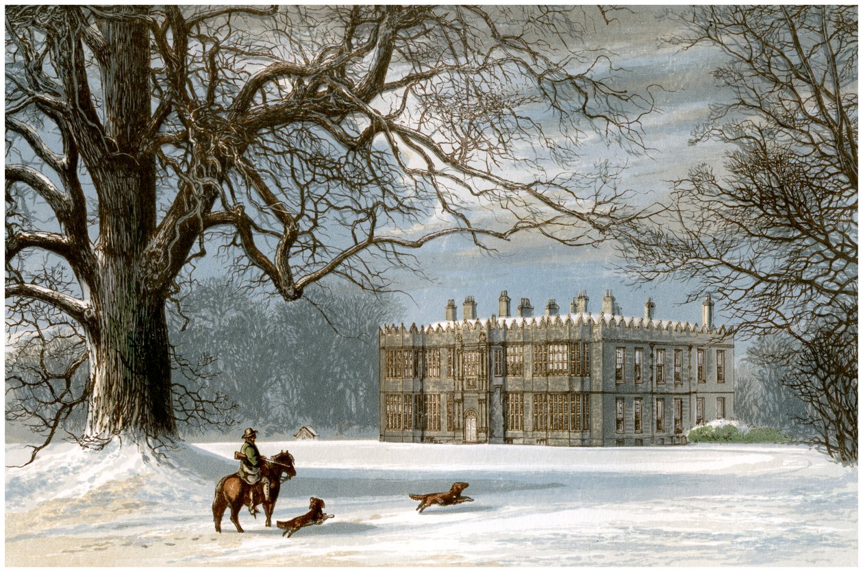 Howsham Hall, Yorkshire, hjemmet til Cholmley-familien, c1880 av Unbekannt