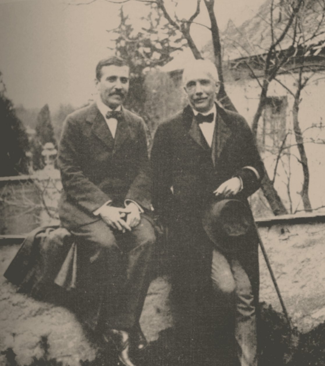 Hugo von Hofmannsthal 1874-1929 og Richard Strauss 1864-1949, 1912. av Unbekannt
