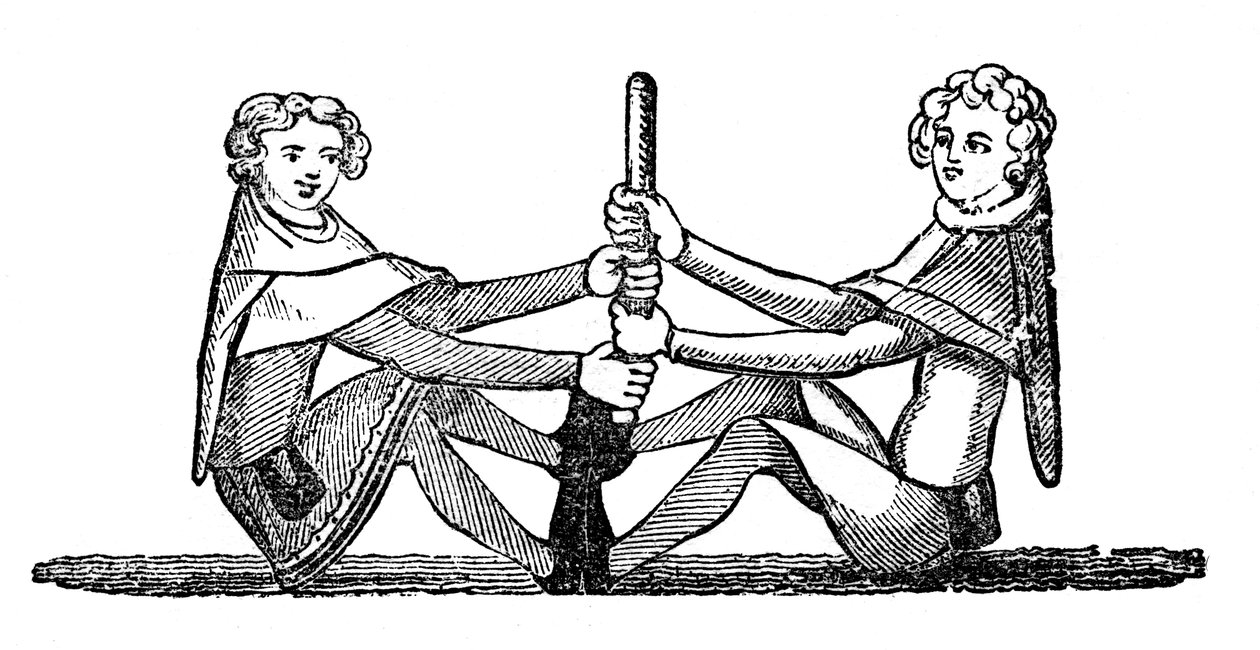 Human Quintain-konkurranse, 1833 av Unbekannt