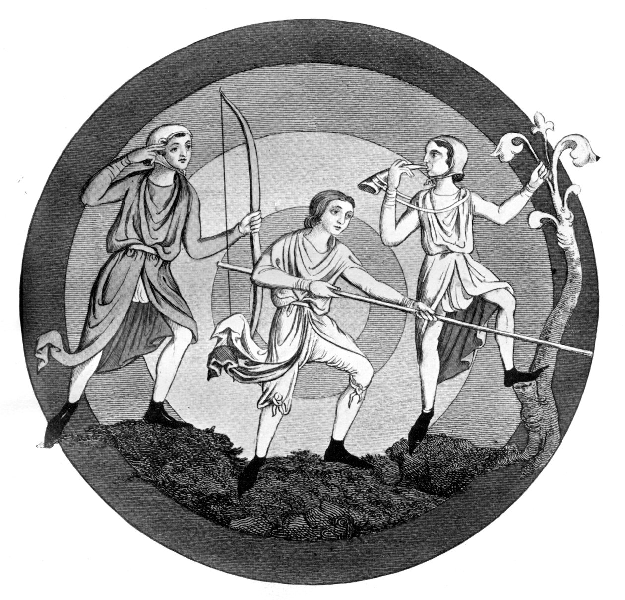 Jaktdrakt, 1200-tallet, 1910 av Unbekannt