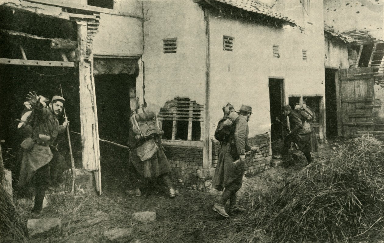Jakt på tyske snikskyttere på vestfronten, første verdenskrig, c1915, c1920. av Unbekannt