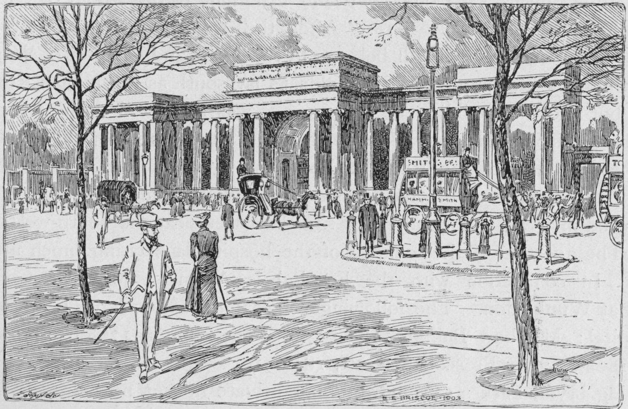 Hyde Park Corner, London, 1903 1911 av Unbekannt