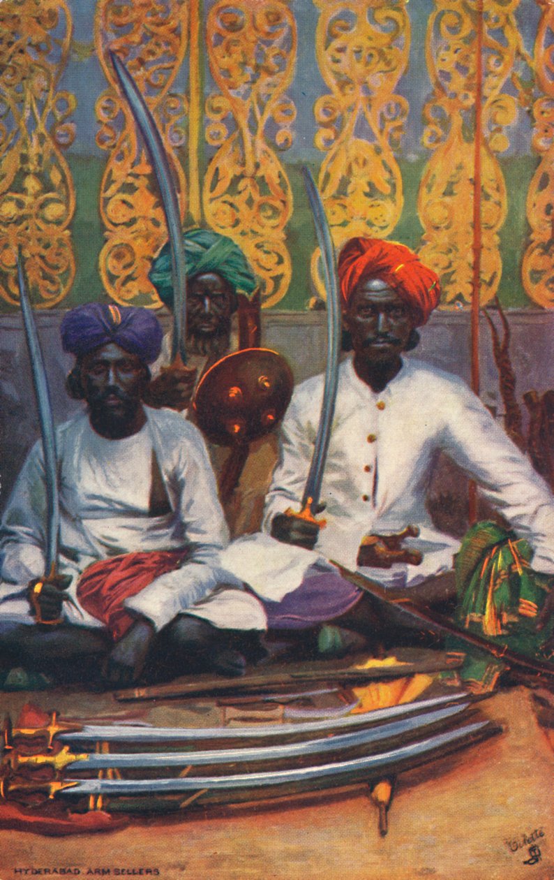 Hyderabad våpenselgere, c1903. av Unbekannt