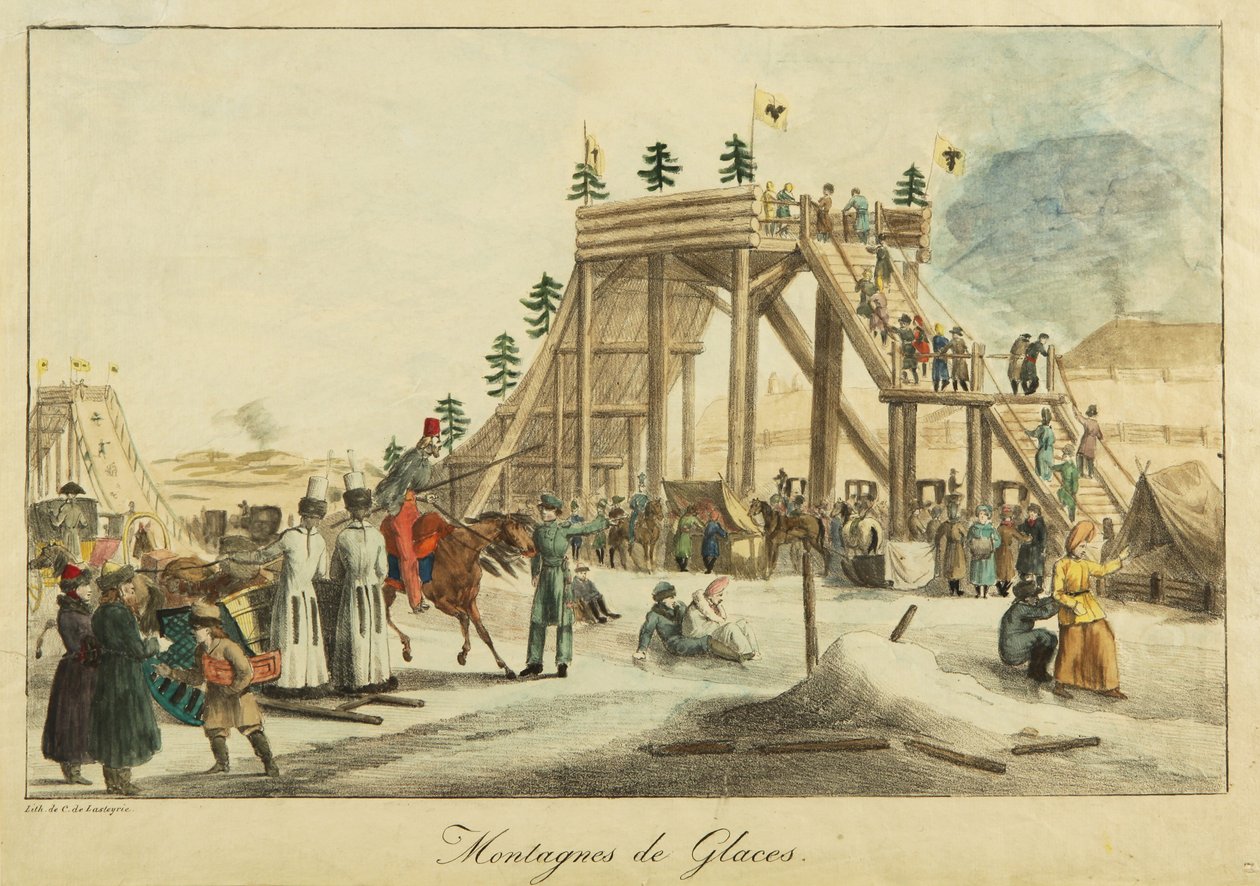Isfjell, ca 1814 av Unbekannt