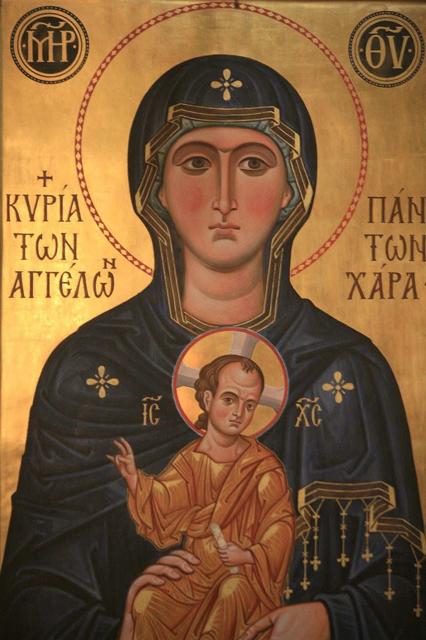 Ikon. Saint-Antoine-le-Grand ortodokse kirke Saint-Laurent-en-Royans Frankrike av Unbekannt