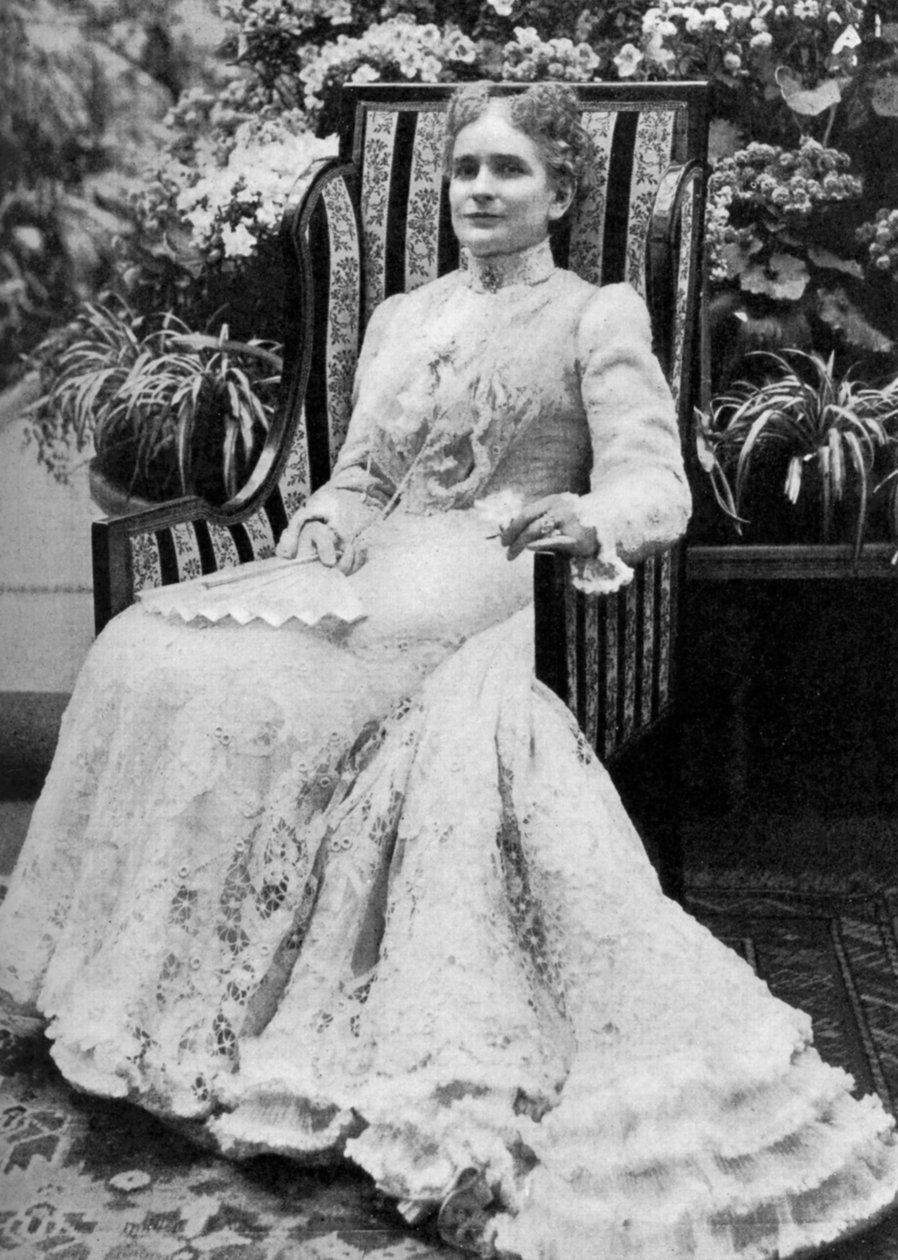 Ida Saxton McKinley, kone til den amerikanske presidenten William McKinley, c1900, 1908 av Unbekannt