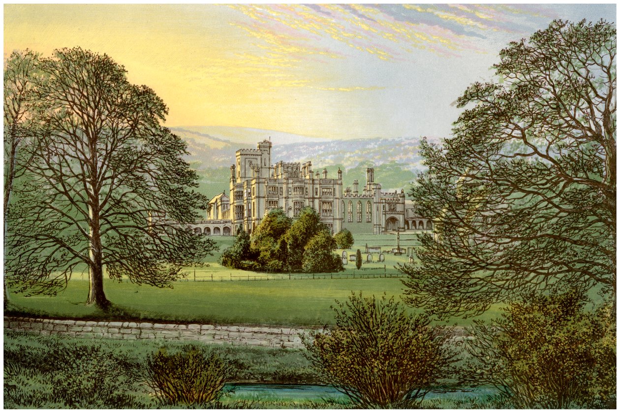 Ilam Hall, Staffordshire, hjemmet til Hanbury-familien, c1880 av Unbekannt