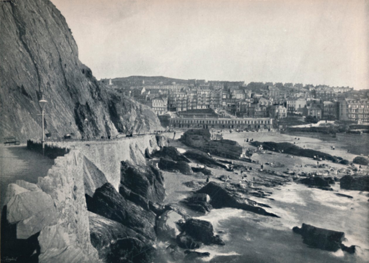 Ilfracombe – generell visning, viser Capstone Parade, 1895 av Unbekannt