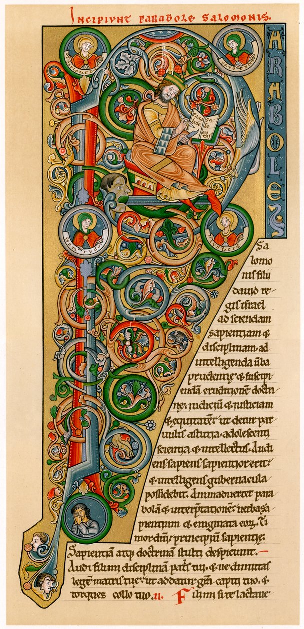 Opplyst initial P, 1172 av Unbekannt