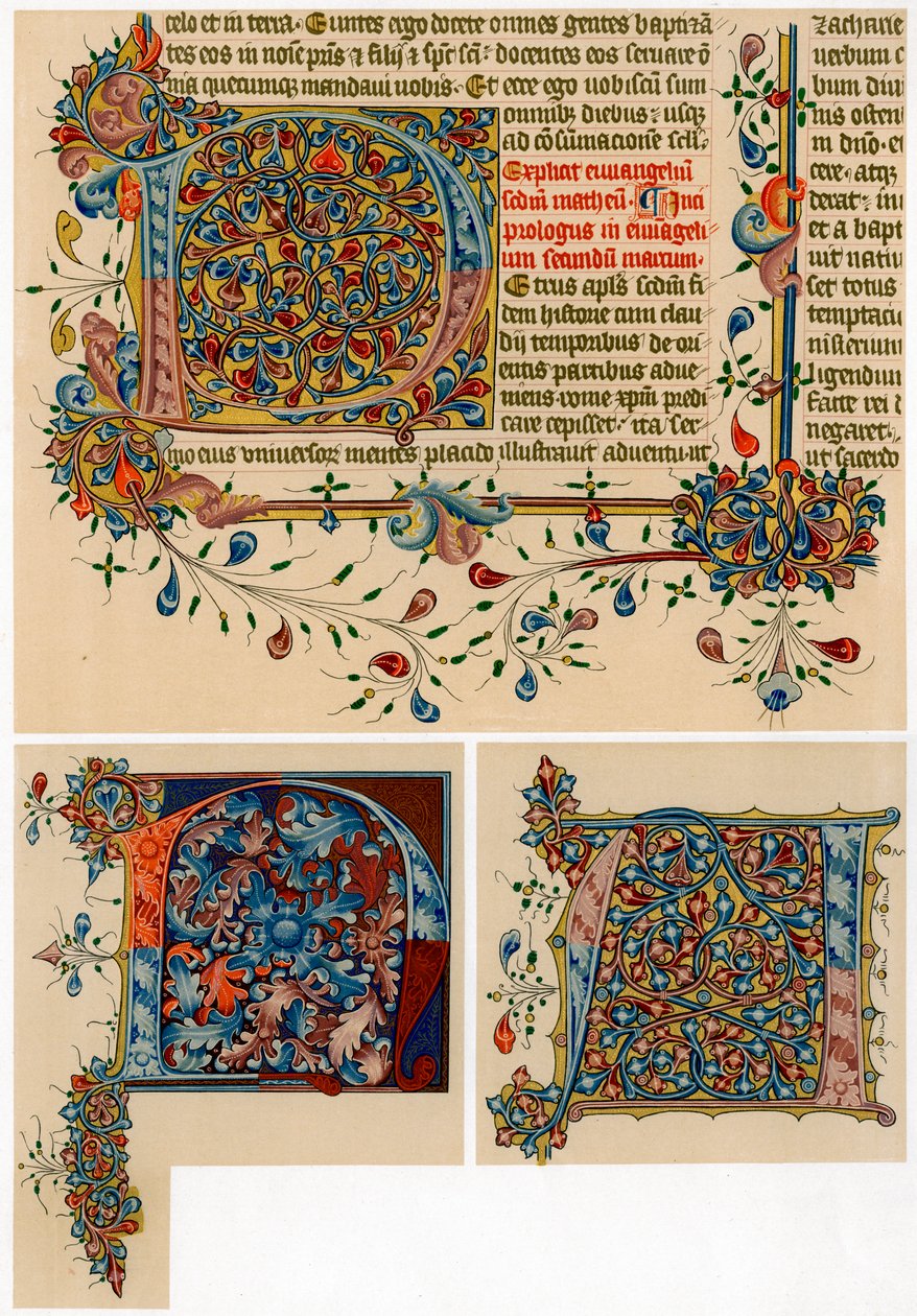 Opplyste forbokstaver, 1405-1415 av Unbekannt