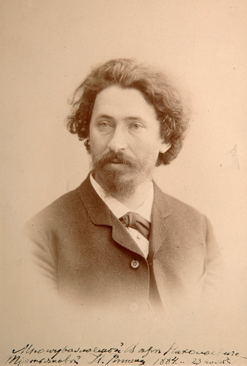 Ilya Repin , russisk kunstner, 1884 av Unbekannt